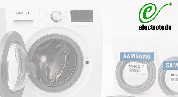 Cambiar la goma de la escotilla de una lavadora Samsung Ecobubble