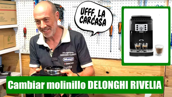 Cómo cambiar el molinillo de tu cafetera Delonghi Rivelia
