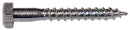 Vernickelte Schraube 8x60mm für Dübel 1 St.