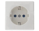 Weiße Schuko-Oberflächensteckdose 16A 250V | AS07101