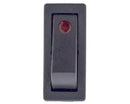 Einpoliger roter Schalter 11x30mm Kontrollleuchte