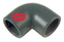 Winkelstück 90° für starres Rohr Ø 40 mm.