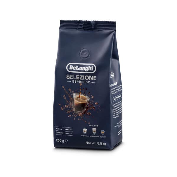 Café en grano DeLonghi Selection, 70 % Arabica, 30 % Robusta, 250 gr DLSC601 AS00000172