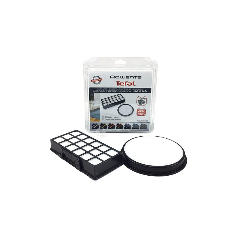 Original rechteckiger und runder Filter Rowenta ZR903701 für Staubsauger