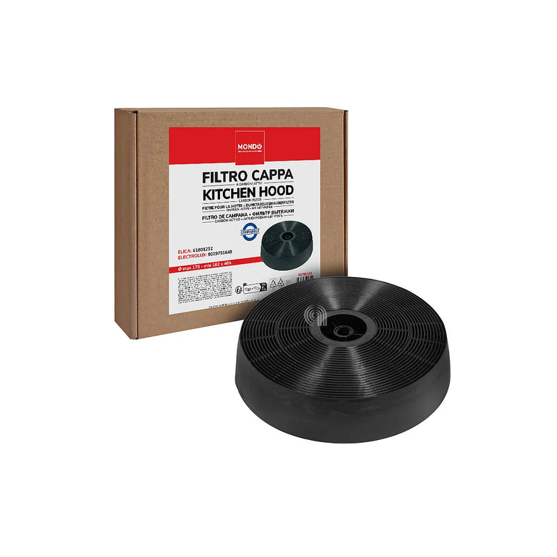 ELECTROLUX, ELICA, TEKA - Rundfilter aus Kohle für Dunstabzugshaube - 61801232