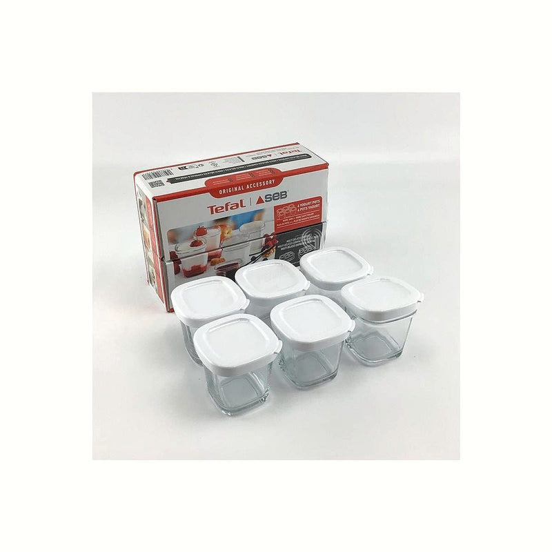 Vasetto Joghurt 6 Stück für Tefal Gefrierschrank XF100110