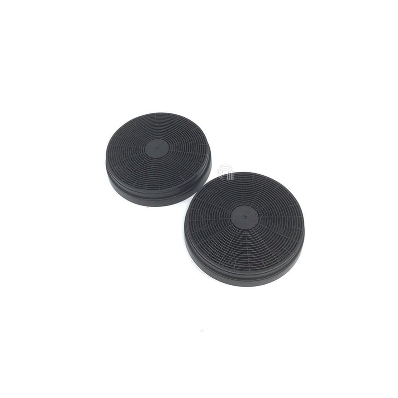 Set mit 2 runden Aktivkohlefiltern CF110 für Candy-Dunstabzugshaube