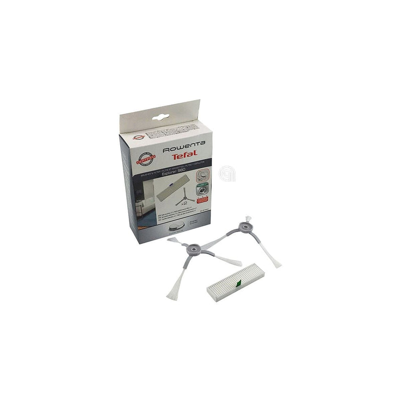 Set Filter und 2 Seitenbürsten für Staubsauger Rowenta ZR740003