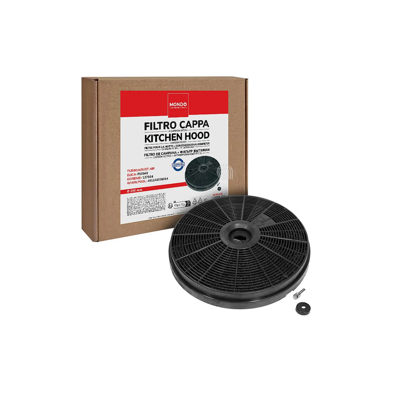 ELICA GORENJE WHIRLPOOL - Rundkohlefilter Dunstabzugshaube - F00049