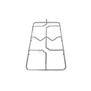 RICAMBI CUCINA - 2-Flammen-Grill für die Arbeitsplatte - F0410