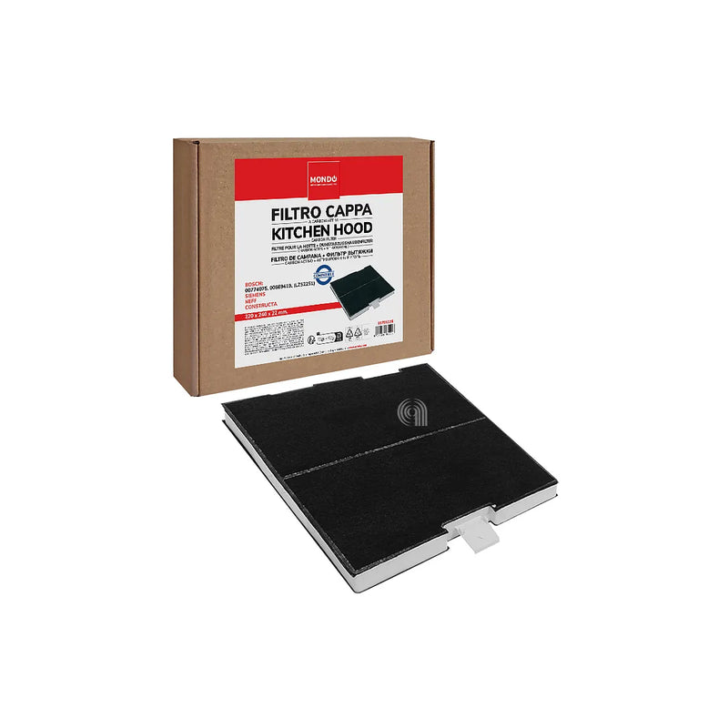 BOSCH SIEMENS CONSTRUCTA NEFF - Rechteckiger Kohlefilter für Dunstabzugshaube - 00744075