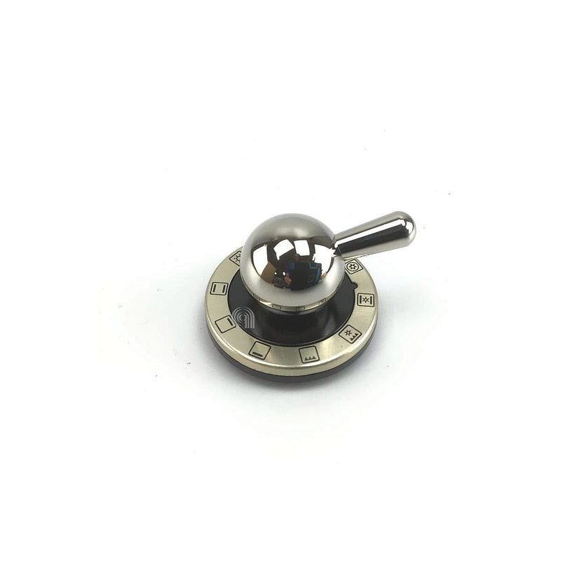 Schwarzer Chrom-Ofenknopf Ilve Ersatzteil G3030008