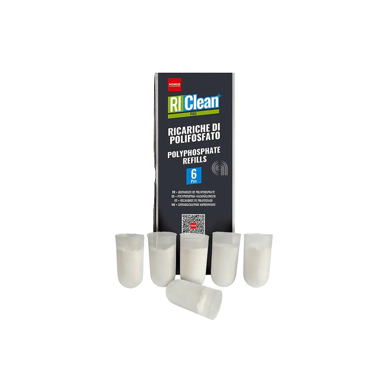 Set 6 Nachfüllpackungen Polyphosphat RicLean Mondo für Kessel