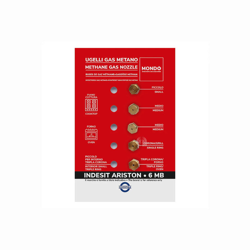 ARISTON, INDESIT, MONDO - Injektoren Herdplatte - AST-00537556