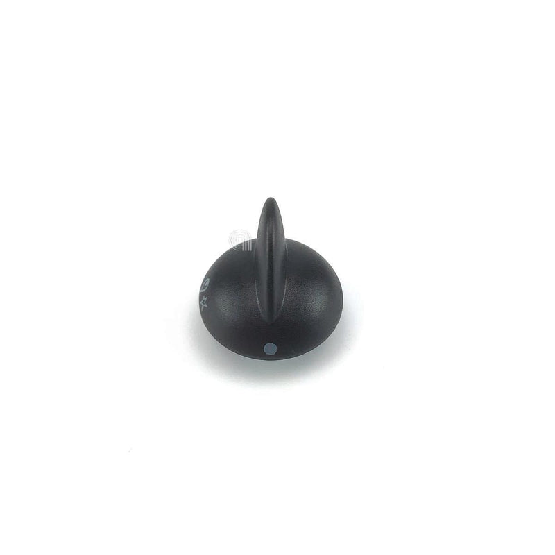 Drehknopf Typ Rex schwarz Durchmesser 6 mm kompatibel mit Ricambi Cucina M4455