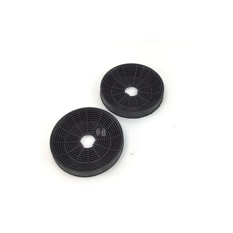 Set 2 original runde Aktivkohlefilter für Bosch Dunstabzugshaube 12009727