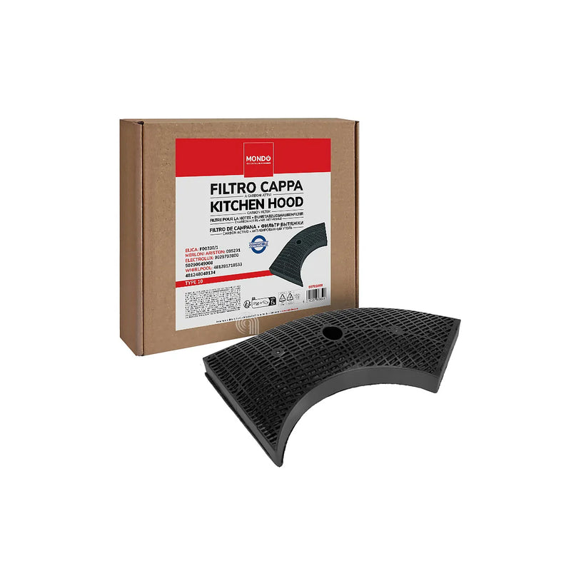ELECTROLUX WHIRLPOOL ELICA - Rechteckiger Kohlefilter für Dunstabzugshaube - 484000008582