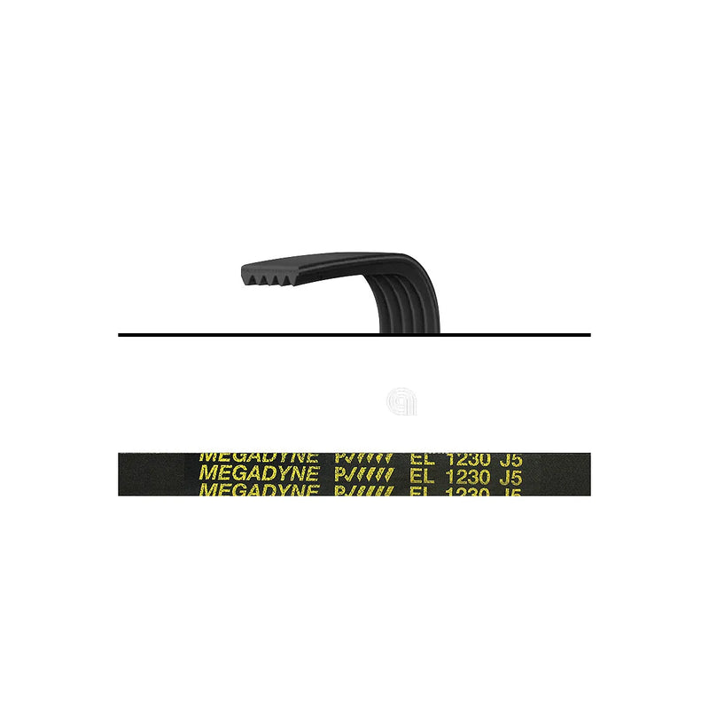 ARDO MERLONI, WHIRLPOOL, INDESIT, NEW POL, IGNIS, UNIVERSAL - Waschmaschinenriemen 1230 J5 - 416002800