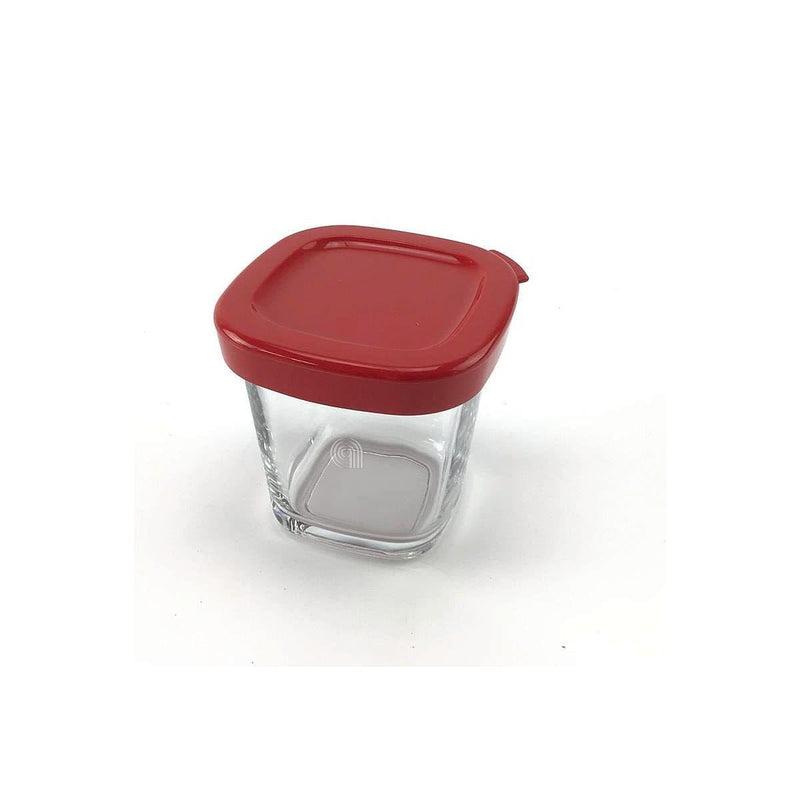Kanne+Deckel/Rot
