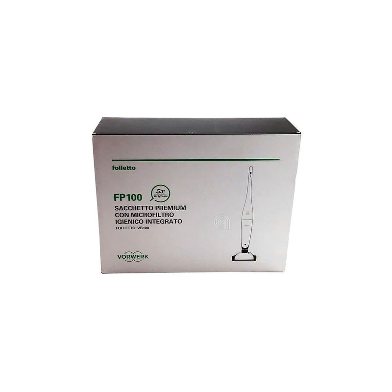Set 5 Premium-Taschen FP100 mit originalem Vorwerk 58018 Filter