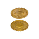 GASFIRE - Messingfarbener Flammensparer für Küche - S1703