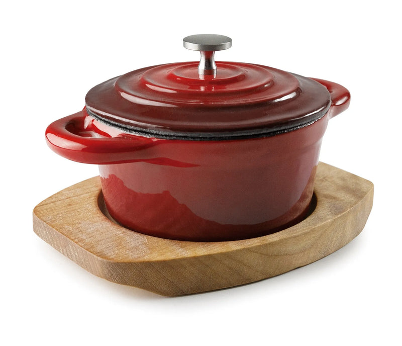 LACOR Mini cacerola redonda con tapa Magma red 25856