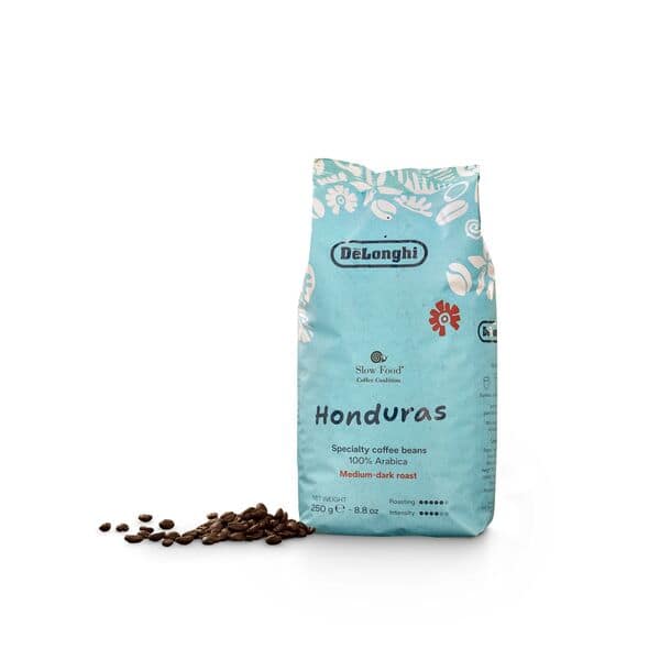 DeLonghi Honduras Spezialitätenkaffeebohnen, 100 % Arabica mittlere/dunkle Röstung, 250 g AS00006166 DLSC620
