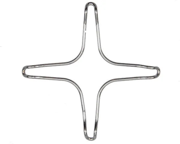 Zusätzlicher Herdrost 255x255 mm Edelstahl