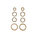 INDESIT ARISTON WHIRLPOOL - Satz Kochfeld und Brennerabdeckung Herdplatte - C00053055