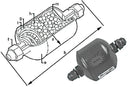 Entwässerungsfilter 1/2'' Gewinde 1780 g | NORM: 03VF610