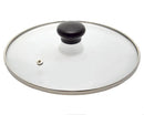 Edelstahlglasdeckel mit Ventil ø 20 cm.