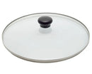 Edelstahlglasdeckel mit Ventil ø 26 cm.