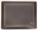 Arbeitsplattenabdeckung 610 x 520 mm, schwarze Verzierung