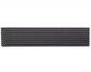 Lüftungsgitter 600 x 125 mm, schwarz