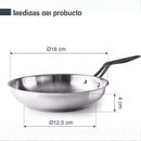 LACOR Pfanne Ursprung Edelstahl 18cm - Modell 47318