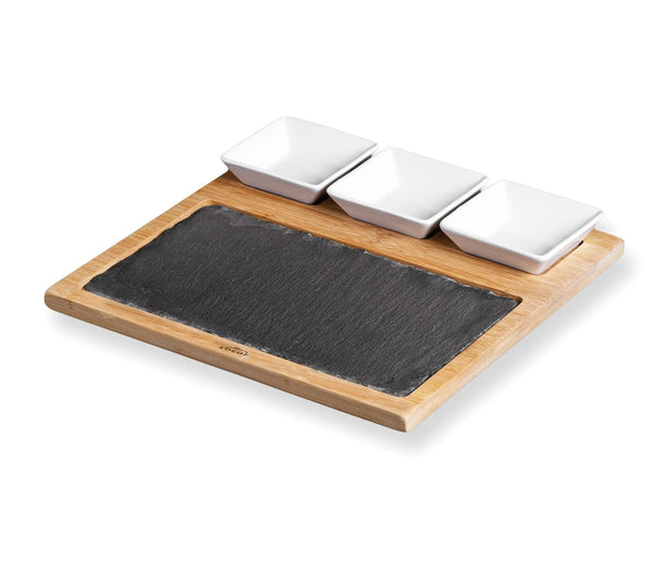 LACOR Tabla pizarra & bambú Appetizer 61042