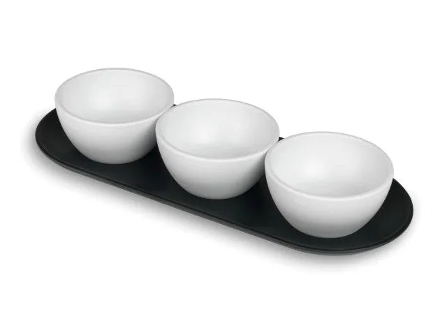 LACOR Bandeja 3 bowls Black 63403