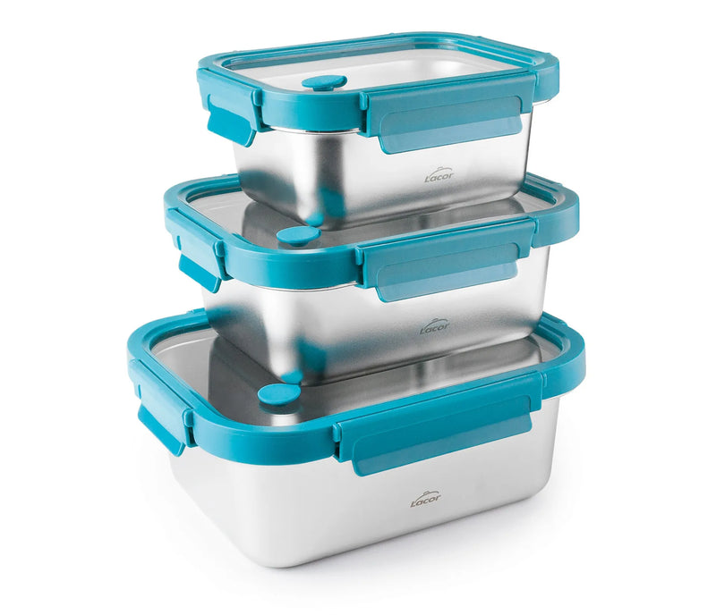 LACOR Set 3 recipientes Etern 64607