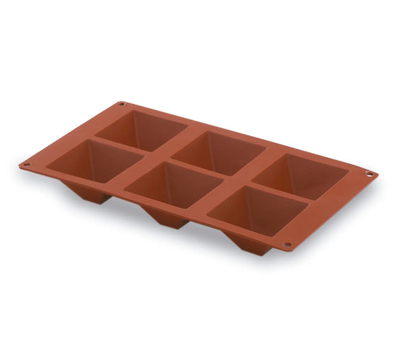 LACOR Molde pirámide 6 cavidades Pastryflex 66822