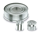 LACOR Set 9 cortapastas redondos Inox 68069