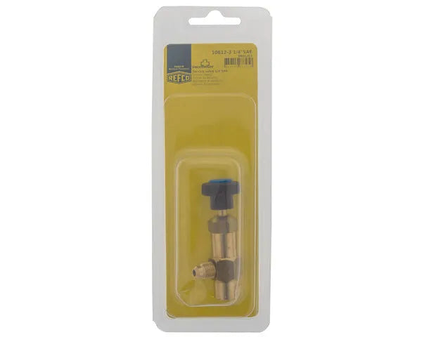 REFCO Serviceventil m 1/4" SAE x w 1/4" SAE
