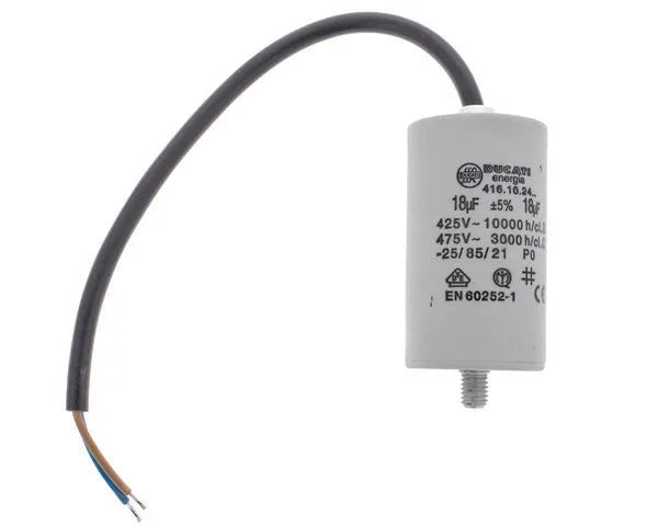 Arbeitskondensator mit Kabel 18,0 µF