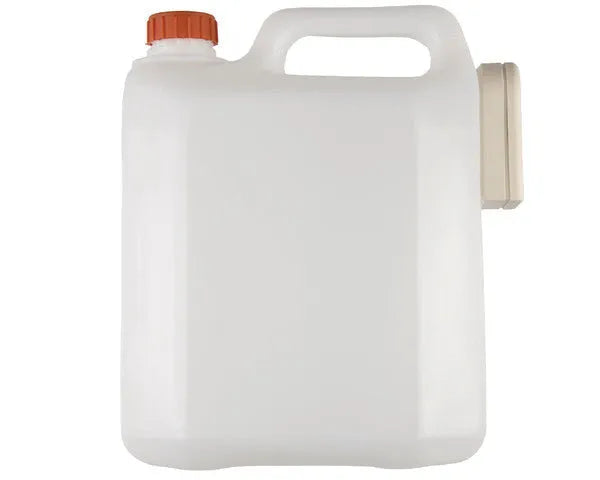 Flasche mit Kondensat und akustischem Signalgeber