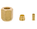 Hülsen-Mutter-Muffe 1/4'' 0,8 mm