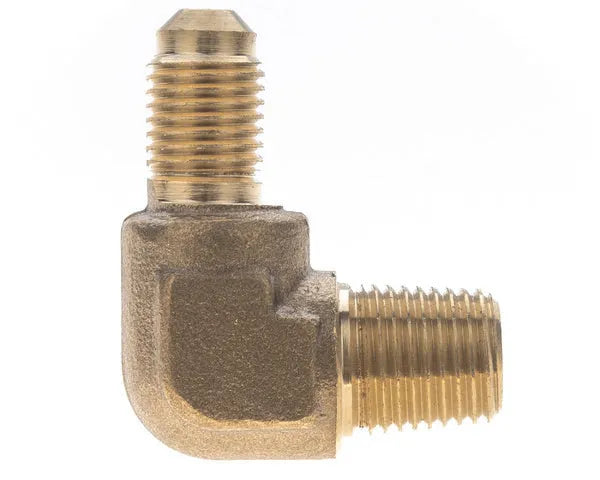 Winkelstück SAE 1/4" m x Gas 1/4" m