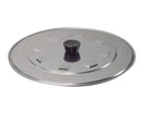 Deckel aus Edelstahl ø 20 cm.