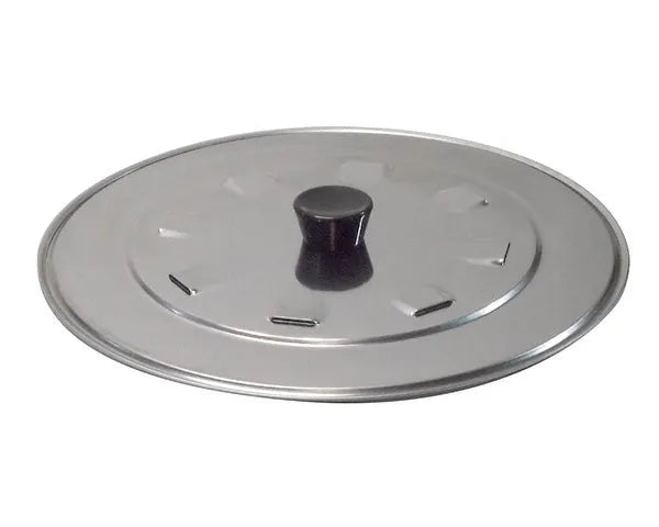 Deckel aus Edelstahl ø 20 cm.