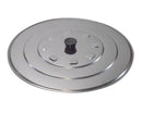 Deckel aus Edelstahl ø 30 cm.