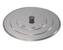 Deckel aus Edelstahl ø 32 cm.
