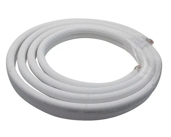Doppelrohr aus isoliertem Kupfer 1/4 + 3/8 5 m